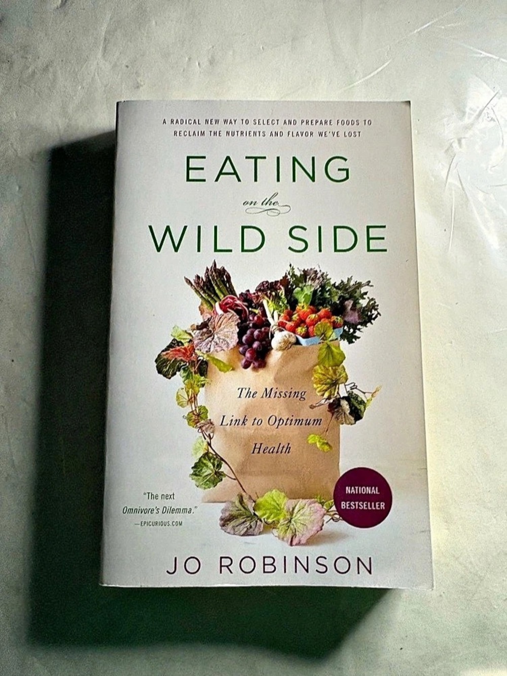 Jo Robinson Eating Wild Side Cookbook paperback